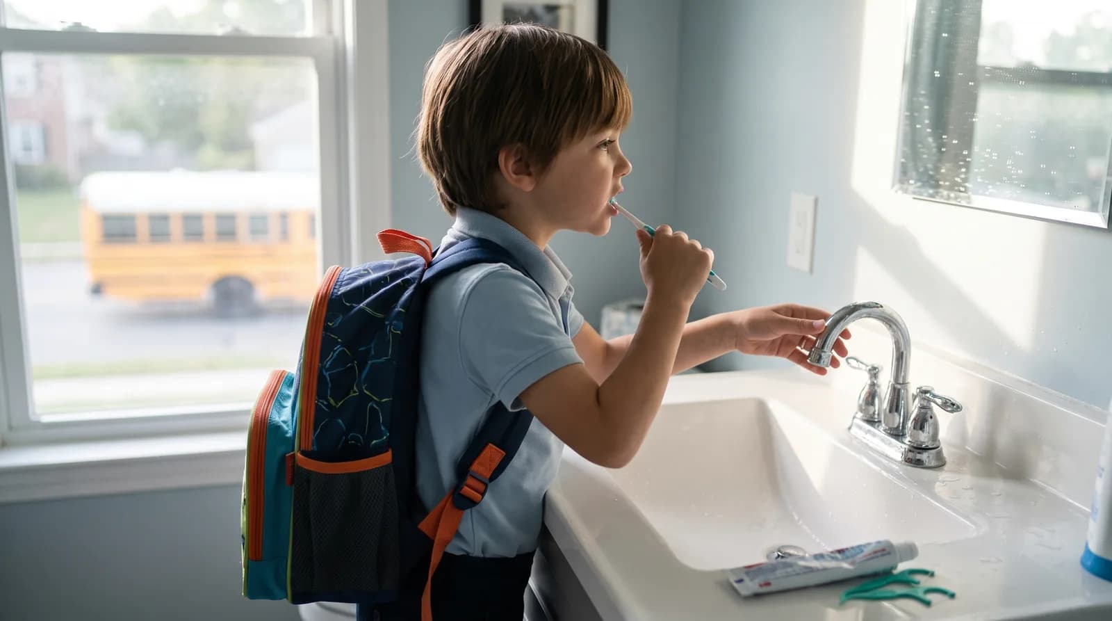 Kids brushing routine morning tips from Willow Family Dentistry