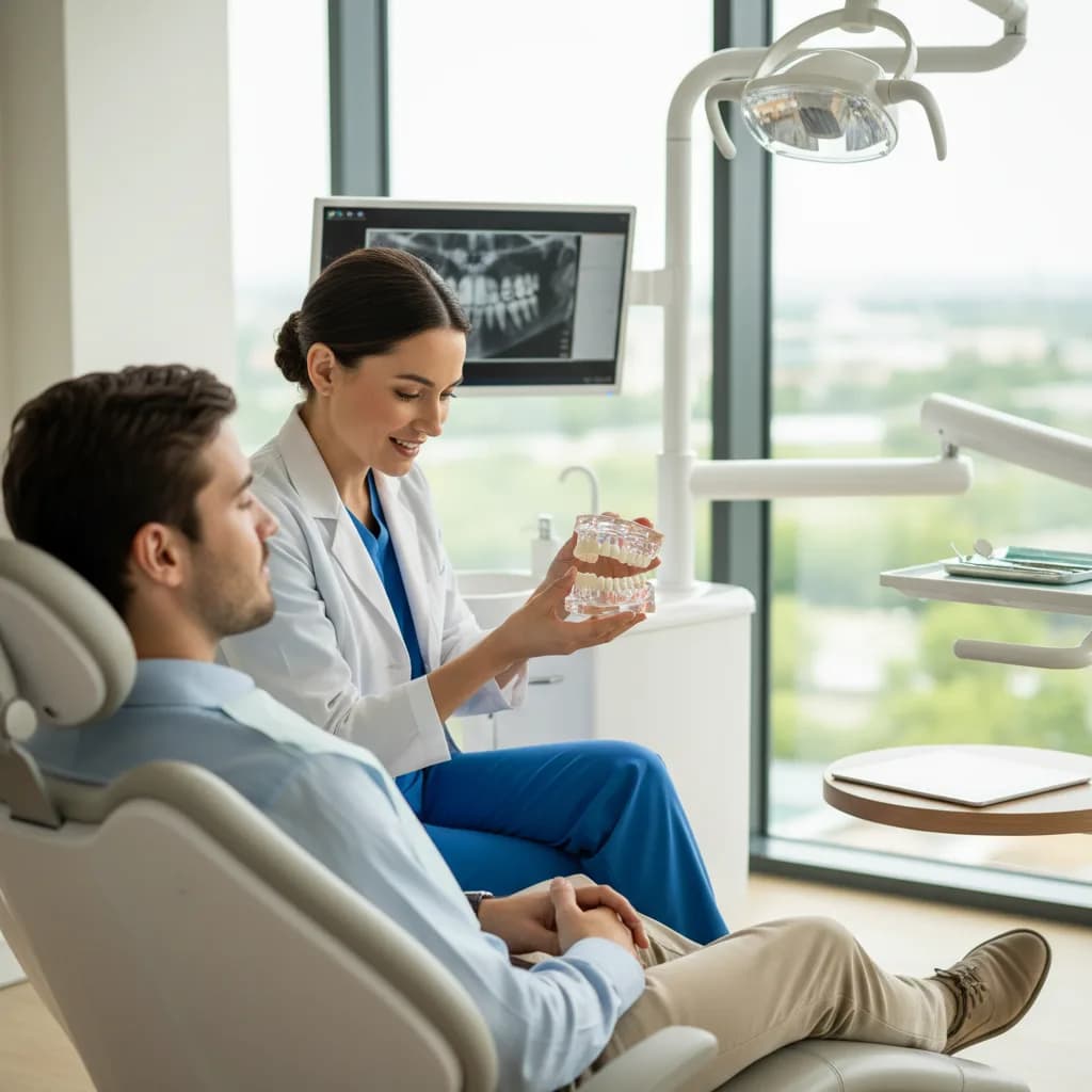 Modern Digital Dental Xray Machine in Bright Clean Office